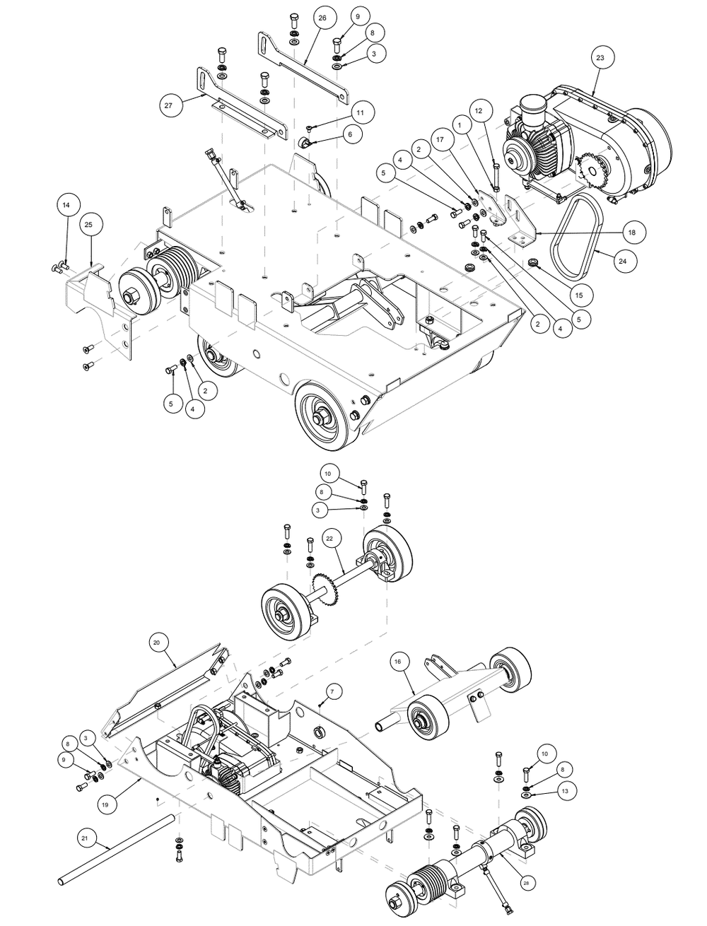 Section 11 Diagram and Parts List for MK-3020V 166447-20 MK Diamond Concrete Saw
